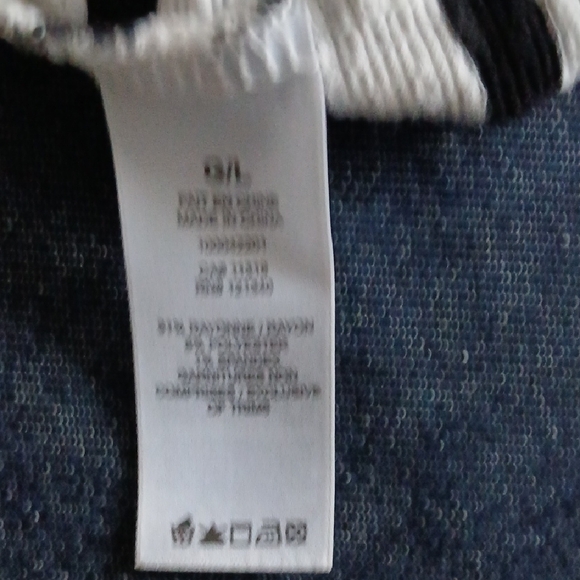 Dynamite Black and White Striped Midi Dress - Picture 10 of 11